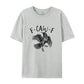 ✨Humoristisch T-shirt met kraai-afbeelding – Zeg het met een kraai!