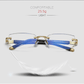 🎁Hete verkoop 54% korting 💖Nieuwe saffier hoge hardheid anti-blauw Progressieve ver en dichtbij Dual-Use leesbril👓