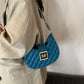 Dames gewatteerde Dumpling Design Chain Crossbody Bag