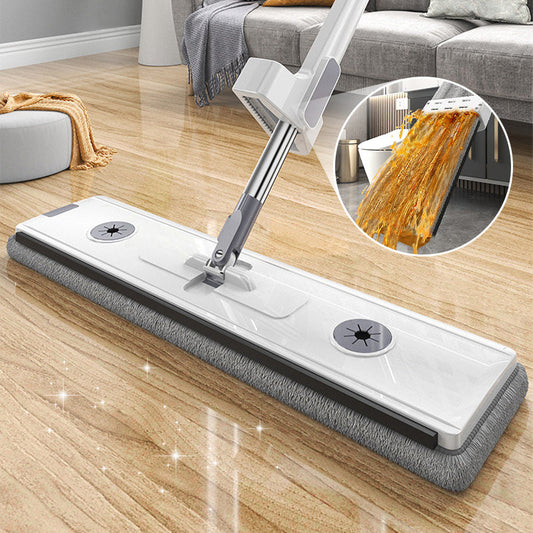 360° draaibare handsfree nat- en droogmicrovezel-vlakmop