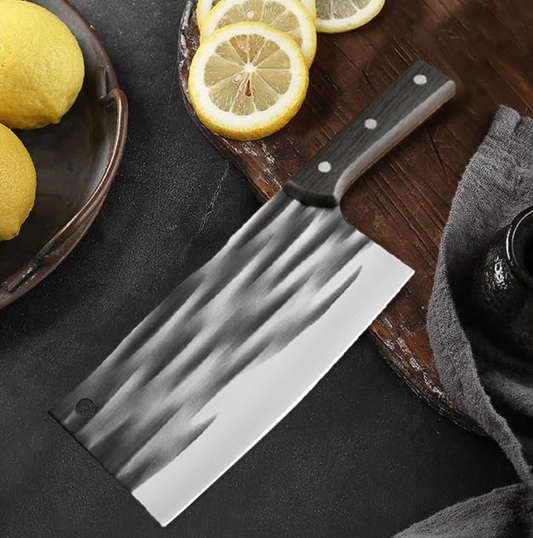 🔪 Professioneel koksmes – vervaardigd uit koolstofstaal voor uitzonderlijke scherpte en duurzaamheid!