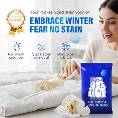 Vlekverwijderingsdoekjes voor kleding