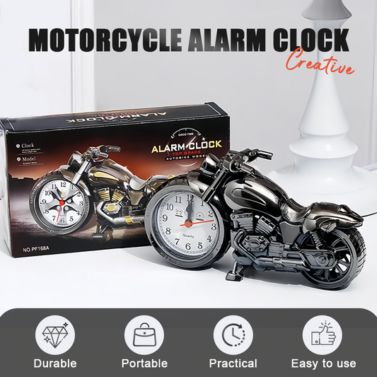 🔥 50% KORTING – Creatieve motorfietswekker! Uniek ontwerp, perfect cadeau 🏍️⏰