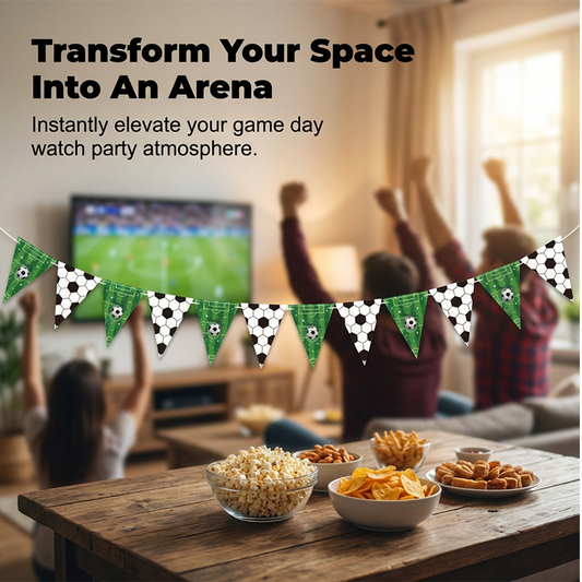 Feestdecoratieset met voetbalthema