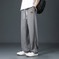 Casual, lichtgewicht, sneldrogende, stretch, rechte herenbroek