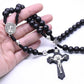 St Benedictus Rozenkrans van zwart hout