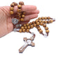St Benedictus Rozenkrans van zwart hout