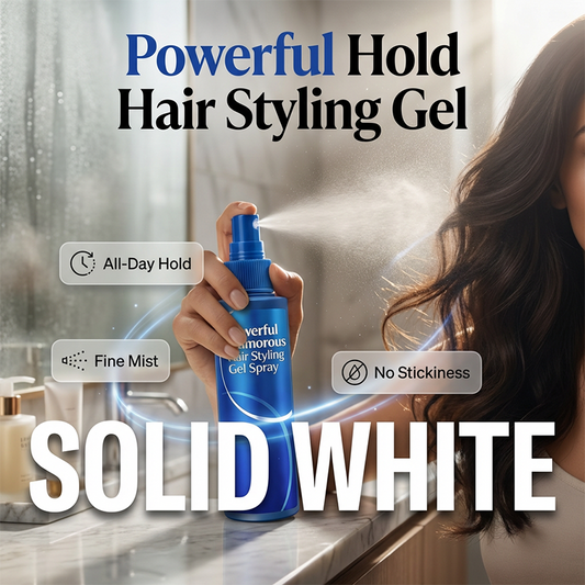 Krachtige, glamoureuze haarstylinggelspray