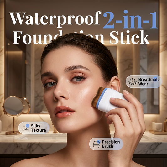 Waterdichte 2-in-1 foundationstick